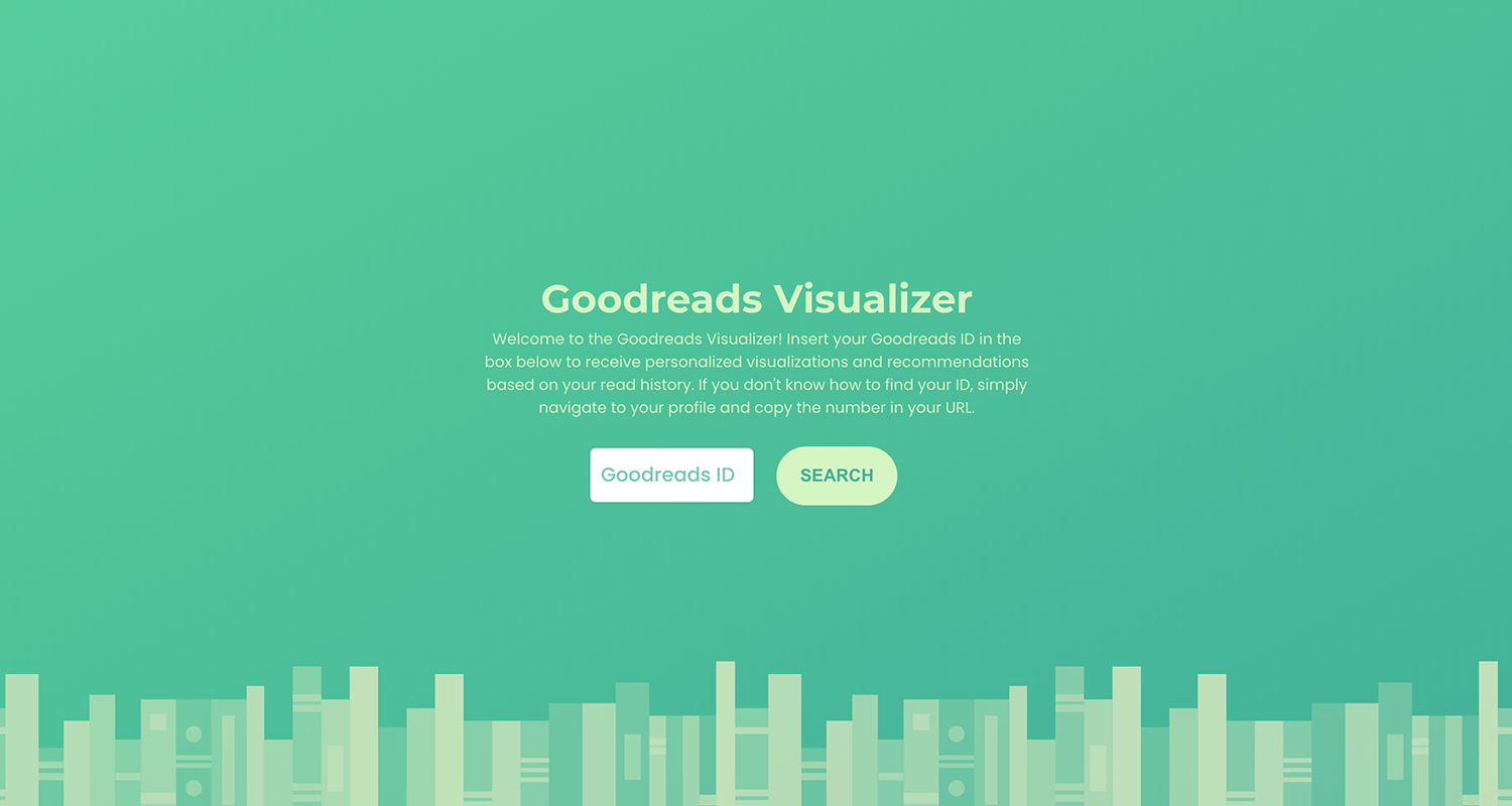 Preview image for Goodreads Visualizer web app